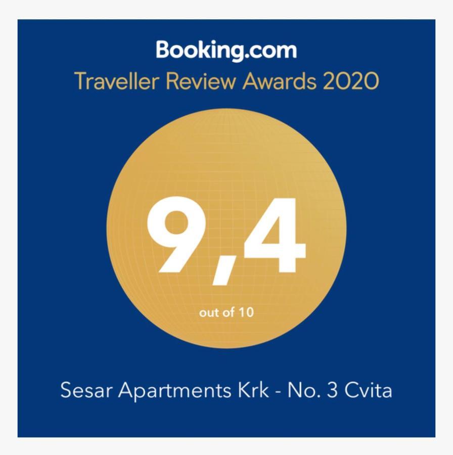 Sesar Apartments Krk - No. 3 Cvita Đảo Krk Ngoại thất bức ảnh